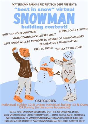 "Best in Snow" Snowman Contest