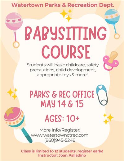 Babysitting Course Spring