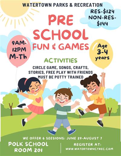 Preschool Fun & Games